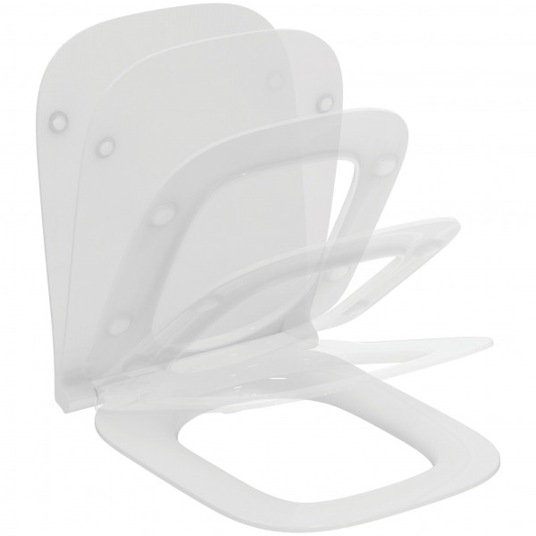 Copriwater Chiusura Rallentata Ideal Standard i.life B, sedile sottile 360x45x450mm Bianco