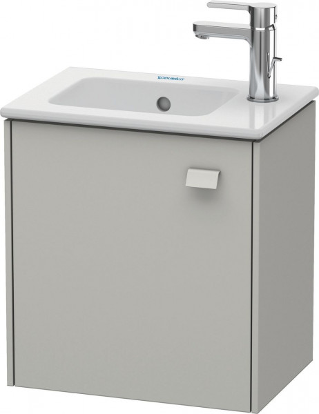 Mobili bagno piccoli Duravit Brioso 1 porta a sinistra, per Lav. ME 420mm Grigio cemento opaco BR4000L0707